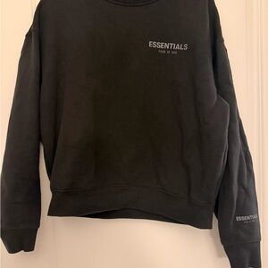 Fear of God Essentials Dark Gray Crewneck Sweater